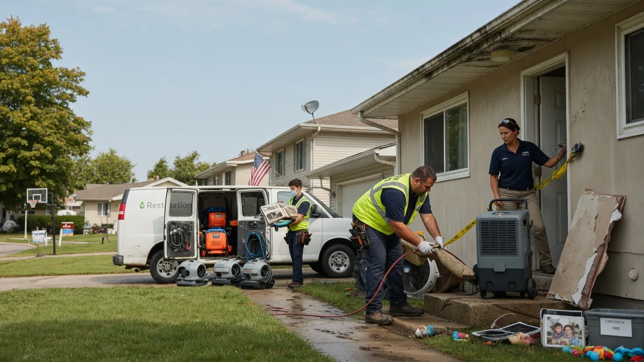 Water Damage Restoration in Ambia, IN near me